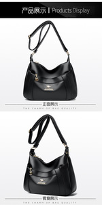 Sacs à bandoulière décontractés multi-poches pour femmes, sacs à main et sacs à bandoulière en cuir souple de haute qualité, sacs pour femmes - Product Image 4