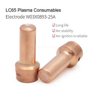 Boquilla de Plasma de aleación de cobre LC65, tapa de retención de anillo de remolino de electrodo, consumibles Lincol para piezas de corte Industrial - Product Image 5