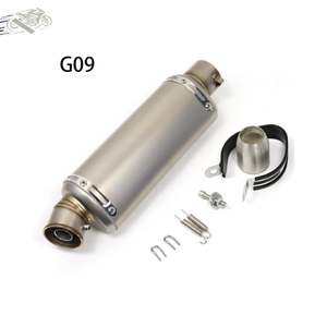 <span class=keywords><strong>Silencieux</strong></span> d'échappement universel pour moto en acier inoxydable de 51 mm en forme de poisson, design élégant, compatible avec <span class=keywords><strong>Z750</strong></span>/Xj6/450SR/MT03/CBR400R/NINJA400/S7 - Product Image 4