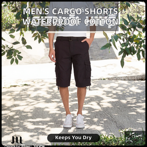 Pantalones Cortos Cargo Casuales para Hombre, Alta Demanda, 100% Algodón, Colores Modernos, Costuras Resistentes, Transpirables, Impermeables, Ecológicos - Product Image 2