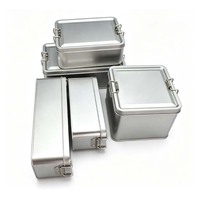 Boîte en étain rectangulaire personnalisée pour tiramisu, qualité alimentaire, facile à transporter avec fermeture, boîte à gâteau réutilisable, boîte à biscuits, chocolat, café, boîte cadeau