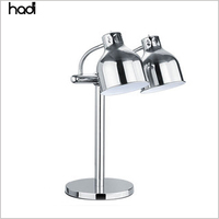 HADI Double Edelstahl Tisch lampe Modernes antikes Design Gold Finish für Buffet beleuchtung Langlebige Küche Elektrisches Restaurant