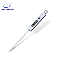 Termometer Daging Digital LCD SW dengan Probe, Menjaga Makanan Tetap Lezat, Alat Sensor Suhu, Termometer Panggangan BBQ