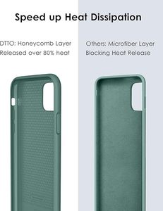 Per <span class=keywords><strong>iPhone</strong></span> <span class=keywords><strong>11</strong></span> <span class=keywords><strong>Pro</strong></span> 5.8 "custodia 2019, <span class=keywords><strong>Cover</strong></span> in Silicone Full-hovered protezione fotocamera e schermo con cuscino a griglia a nido d'ape - Product Image 5