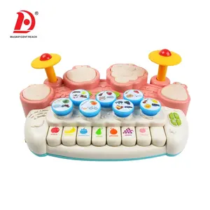 HUADA 2023 Children Educational Xylophone Toy Drum Set Musical Piano Keyboard Toy for Kids