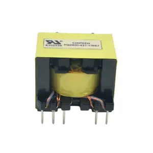 Transformadores al mejor precio 220V a 12V transformador reductor núcleo de ferrita PQ26 mini transformador de alta frecuencia