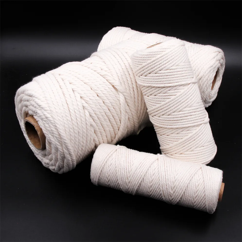 Baiyuheng Macrame Waxed Thread Quality Macrame Cord 2Mm Macrame Cotton Cord