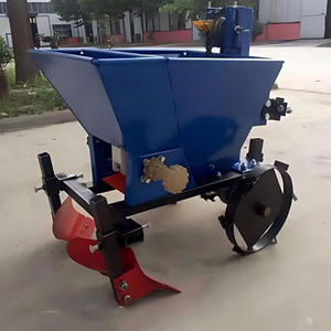 Semoir à pommes de terre agricole bleu à 1 rangée avec boîte de vitesses, facile à utiliser - Product Image 6