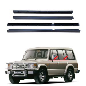 Joint en caoutchouc noir pour vitre extérieure Mitsubishi Pajero/Montero 1982 <span class=keywords><strong>1983</strong></span> 1984 1985 1986 1987 1988 1989 1990 1991 OE #   MB364543 - Product Image 1