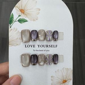 Uñas Postizas <span class=keywords><strong>de</strong></span> Cobertura Completa <span class=keywords><strong>para</strong></span> Niñas, Color Rosa Encantador, Uñas Falsas <span class=keywords><strong>para</strong></span> Niñas Pequeñas, <span class=keywords><strong>Venta</strong></span> al por Mayor - Product Image 6