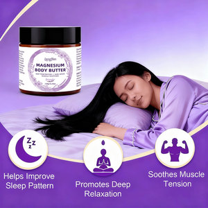 Huile de magnésium pour le corps, lotion pour soulager les muscles, aide au <span class=keywords><strong>sommeil</strong></span>, absorption rapide naturelle, non grasse, hydratant pour le corps, aide au <span class=keywords><strong>sommeil</strong></span> et à la relaxation musculaire - Product Image 6