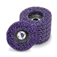 Disque de meulage extra fin en fibre de nylon Purple Diamond King Kong pour meuleuse d'angle - 100 mm/115 mm/125 mm/150 mm/180 mm