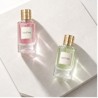 Boîte cadeau de luxe pour flacon de parfum vide en verre de 30 ml, 50 ml, 100 ml, avec étiquette personnalisée, coffret cadeau de parfum