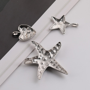 จี้รูปดาวโลหะชุบ DIY อุปกรณ์ตกแต่งเครื่องประดับรูปหัวใจรักนิรันดร์สำหรับสร้อยคอต่างหู - Product Image 2
