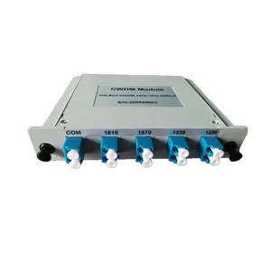 CATV EDFA 8CH 8Channels 1260~1620nm LGX Type Cassette WDM OADM Fiber Multiplexer Mux Demux Module CWDM