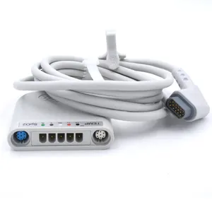 Siemens sc7000 sc6000 Multi-Link 16pin trứng ECG Trunk Cáp TPU Vật liệu 2.5m ozone khử trùng CE chứng nhận nhà máy cung cấp - Product Image 1