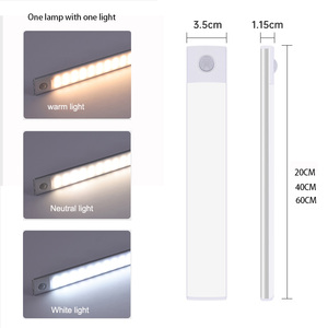 Đèn Tủ Quần Áo Cảm Biến Chuyển Động Không Dây Sạc Được Đèn Led Dưới Tủ 40 Hạt Led Đèn Cảm Biến Chuyển Động Cho Gia Đình - Product Image 2