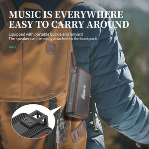 Altavoz Bluetooth de 20 W, Altavoz Portátil con Sonido Estéreo <span class=keywords><strong>3D</strong></span> y Bajos Potentes, Resistente al Agua IPX7, Apto para TWS, <span class=keywords><strong>Boom</strong></span> Box - Product Image 6