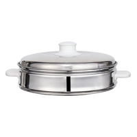 Cuisinière à riz électrique multifonction en acier inoxydable avec revêtement antiadhésif, cuve intérieure en plastique, portable et cuisson rapide