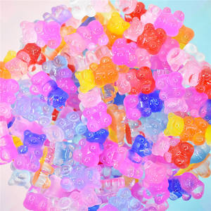 Artesanías Infantiles de Buena Calidad, Osito Colorido con Degradado, Mini Ropa Decorativa para Ositos, Artesanías de Resina - Product Image 6