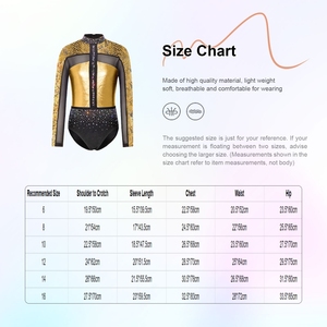 6-16 Girls All Style Dancing Gymnastics Leotards Dance <b>Clothes</b> For Competitions Dance Rehearsals Performances - Product Image 6