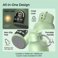 Chauffe-biberon portable sans fil rechargeable numérique pour bébé, idéal pour les voyages et l'extérieur – Meilleure vente