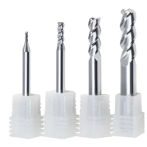 55 degree 2 flute 3 flute uncoated endmill cutting carbide end mill for aluminum