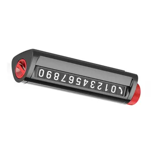 DAY AND NIGHT ARE CLEARLY VISIBLE MAGNETIC NUMBER STICKER FOR PARKING SIGN emits green light at night Parking Sign