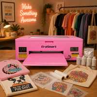 Mesin Printer DTF Erasmart A3 Pink USA Warehouse Gratis Ongkir untuk Kaos Digital 1390 Head Printer DTF
