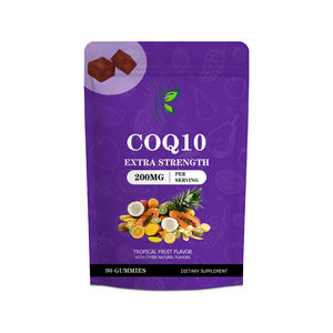 Complément Alimentaire de Haute Qualité en Gommes de <span class=keywords><strong>CoQ10</strong></span> avec Coenzyme Q10, Favorise les Niveaux d'Énergie, Améliore la Santé Cérébrale - Product Image 1