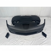 Pare-chocs avant et arrière en fibre de verre Z06 compatibles avec les modèles Chevrolet Corvette C6 2005-2013.