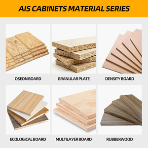 Gabinetes de <span class=keywords><strong>Cocina</strong></span> Rectos Personalizados de Fábrica MARFA en <span class=keywords><strong>Verde</strong></span> Salvia y Gris <span class=keywords><strong>Oscuro</strong></span>, Estante Abierto de Madera Apilable, Cafetera Integrada para <span class=keywords><strong>Cocina</strong></span> Doméstica - Product Image 2