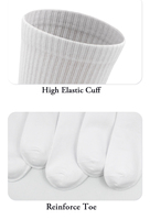 Chaussettes de sport de compression pour hommes, logo personnalisé, impression numérique, respirantes, antidérapantes, résistantes aux accrocs, en coton, pour le football