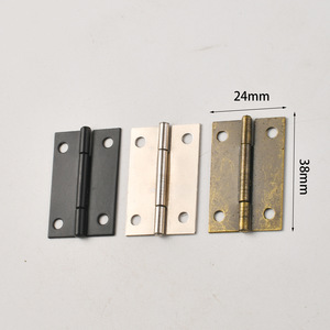 Jingmao H-Type Hinge 38x24mm Tin Iron Flat Hinge For Gift Craft <b>Box</b> Hardware - Product Image 1