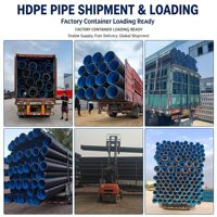 600mm 800mm 1000mm HDPE tuyau de drainage d'égout de grand diamètre Tubes en plastique en spirale ondulée à double paroi pour les eaux usées