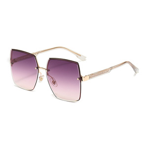 Gafas de Sol sin Marco Estilo Coreano, Lentes de Nailon UV400, Unisex, Ligeras, Protección Solar, para Ciclismo, Conducción y Actividades al Aire Libre - Product Image 4