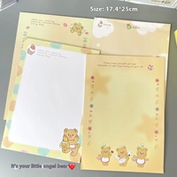 Cuaderno de fotos de dibujos animados B5 de oso de mantequilla, notas específicas para estudiantes, blocs de notas de aprendizaje