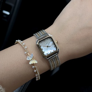 <span class=keywords><strong>Montre</strong></span>-Bracelet à <span class=keywords><strong>Quartz</strong></span> Scottie 9755 de Luxe en Acier Inoxydable avec Verre Minéral pour <span class=keywords><strong>Femme</strong></span> - Product Image 4