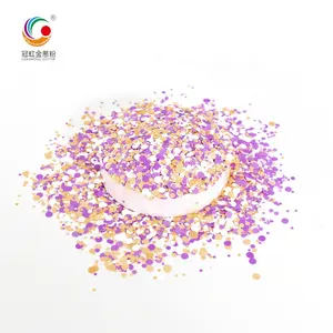 Makeup Glitter Powder GH5889 Wholesale Bulk Fluorescent Color Sequin Glitter Powder For Nail Art Makeup