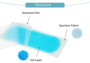 La fièvre à durcissement rapide saine et sûre soulage les patchs de gel de refroidissement pour bébé et adultes - Product Image 3