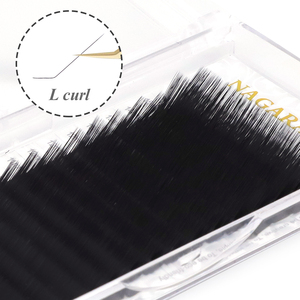 NAGARAKU Đặc Biệt <span class=keywords><strong>Curl</strong></span> <span class=keywords><strong>L</strong></span> <span class=keywords><strong>Eyelash</strong></span> Extensions Lash Mở Rộng Nguồn Cung Cấp Cilios Nagaraku <span class=keywords><strong>L</strong></span> <span class=keywords><strong>Lashes</strong></span> Cá Nhân <span class=keywords><strong>L</strong></span>ông Mi Logo Riêng - Product Image 4