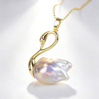 Collier pendentif perle baroque, accessoire de monture pour bijoux en perles, monture en argent sterling 925 pour pendentif perle baroque d'eau douce 925