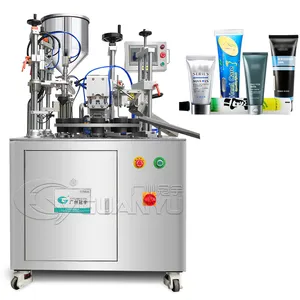 Semi Automatic Ultrasonic Toothpaste Cosmetic Ointment Plastic Aluminium Soft Tube Filling And Sealing Machine