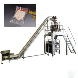 Otomatik gıda paketleme Mini pirinç dikey paket vakum + ambalaj + makineleri döner toz vakum paketleme makinesi