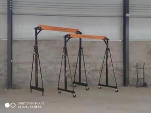 1ton 2ton 3ton thép di chuyển nâng hội thảo điều chỉnh chiều cao di động giàn cần cẩu - Product Image 4