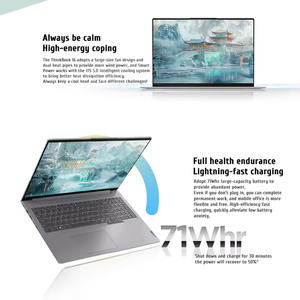 لابتوب Lenovo Thinkbook 16 الأصلي للأعمال بمعالج AMD R7-8845H وذاكرة 16GB وقرص 1TB وشاشة 16 بوصة IPS بدقة 2.5K، خيار مثالي للاستخدام الشخصي والمنزلي / متوفر بمعالج R7 7730U - Product Image 5
