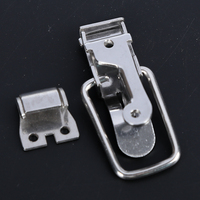 Loquet papillon réglable en acier inoxydable à ressort, design industriel, pour boîte à outils et application sur porte