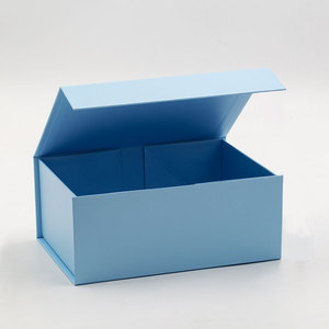Voorraad Klaar A5 Diepe Licht Baby Blauw Kartonnen Bulk Geschenkdoos Verpakking Met Magnetische Deksel - Product Image 2