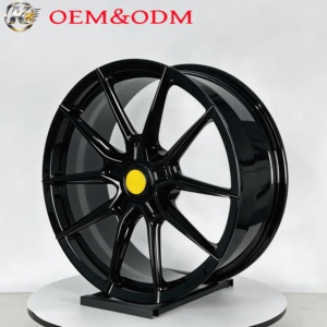Jantes forgées concaves profondes 5x108 5x112 5x114.3 5x120 Monobloc haute performance pour <span class=keywords><strong>Ferrari</strong></span> B-M-W Audi Voitures de luxe - Product Image 2