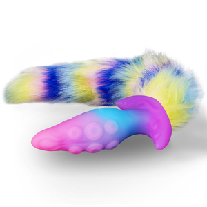 Real Fur Fox Tail Anal Plug - Soft & Safe Design